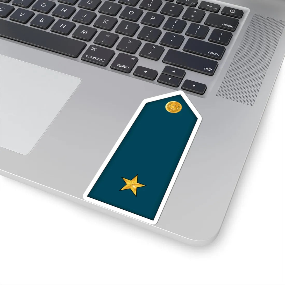 07.AlgAF 2LT (Algeria) (Military Rank) STICKER Vinyl Kiss-Cut Decal - The Sticker Space