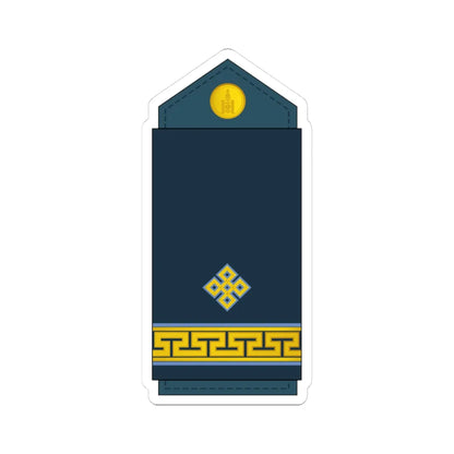 07.Mongolian Air Force JLT (Mongolia) (Military Rank) STICKER Vinyl Kiss-Cut Decal 3 Inch White - The Sticker Space