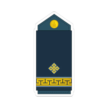07.Mongolian Air Force JLT (Mongolia) (Military Rank) STICKER Vinyl Kiss-Cut Decal 4 Inch White - The Sticker Space