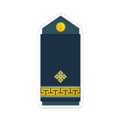 07.Mongolian Air Force JLT (Mongolia) (Military Rank) STICKER Vinyl Kiss-Cut Decal 6 Inch White - The Sticker Space