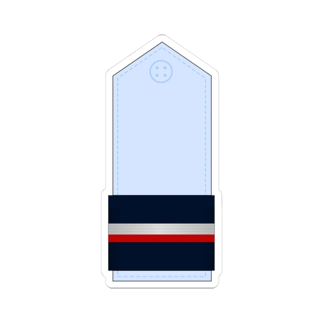 07.Moroccan Air Force WO (Morocco) (Military Rank) STICKER Vinyl Kiss-Cut Decal 3 Inch White - The Sticker Space