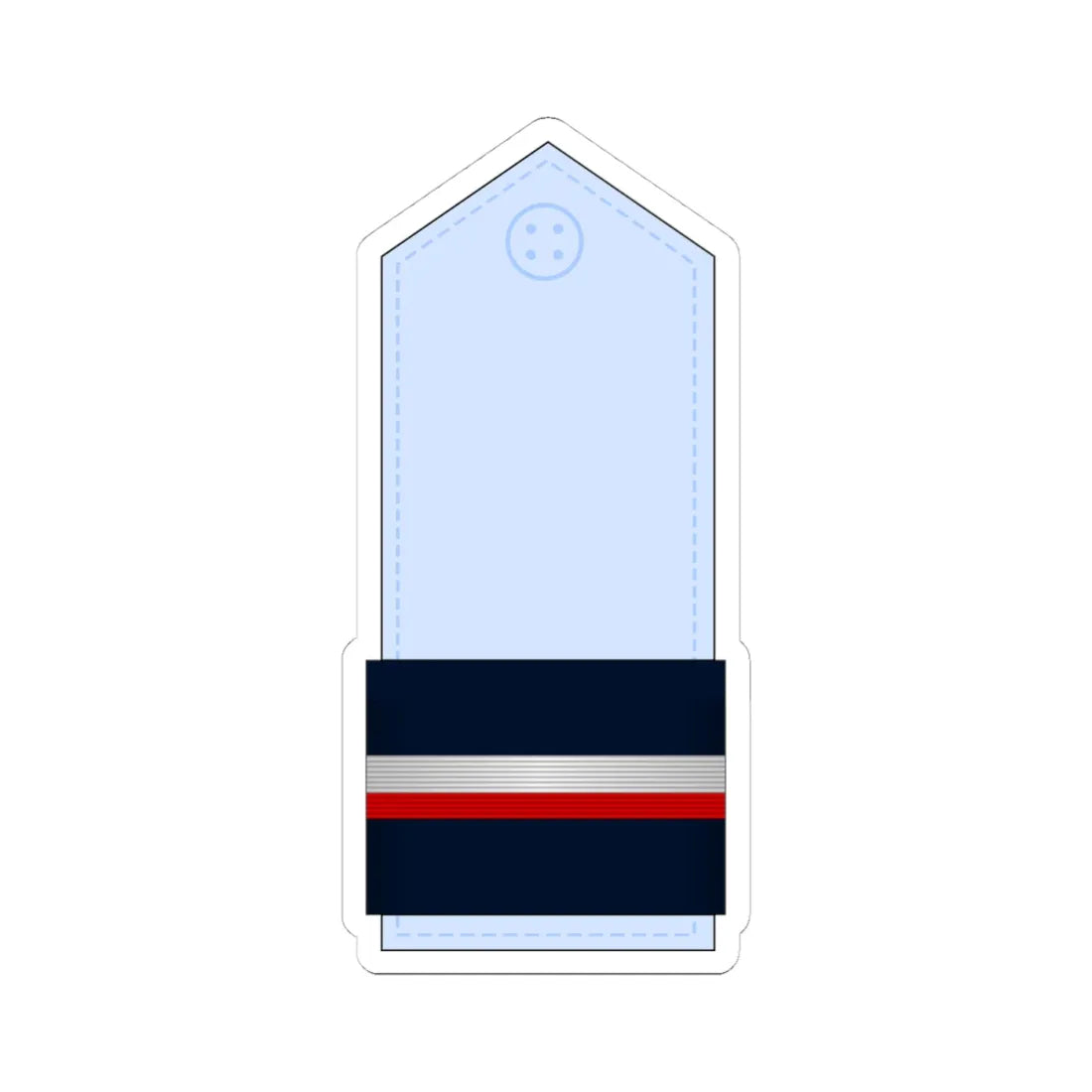07.Moroccan Air Force WO (Morocco) (Military Rank) STICKER Vinyl Kiss-Cut Decal 4 Inch White - The Sticker Space