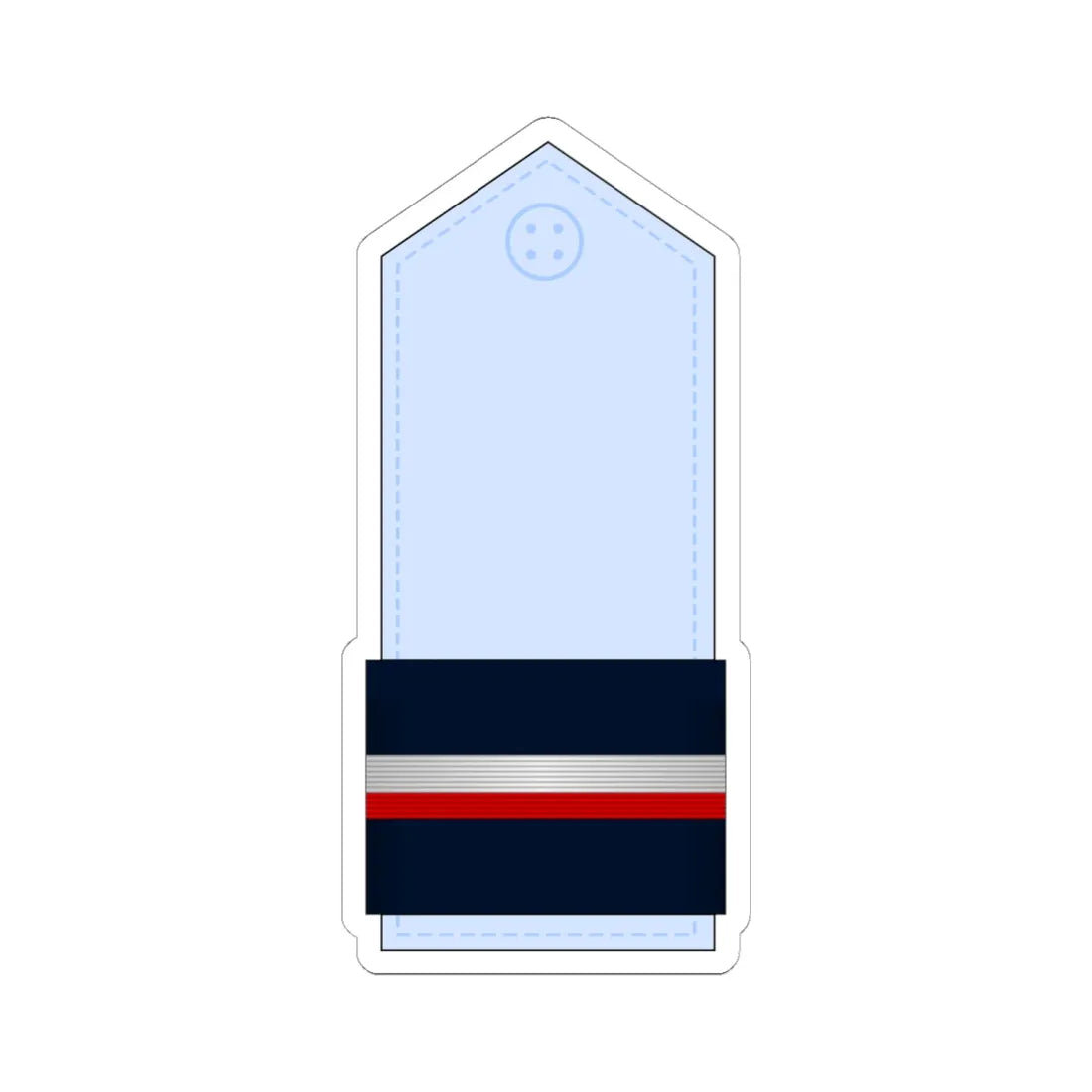 07.Moroccan Air Force WO (Morocco) (Military Rank) STICKER Vinyl Kiss-Cut Decal 6 Inch White - The Sticker Space