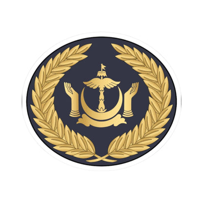 07.RBrAF WO1 (Brunei) (Military Rank) STICKER Vinyl Kiss-Cut Decal 2 Inch White - The Sticker Space