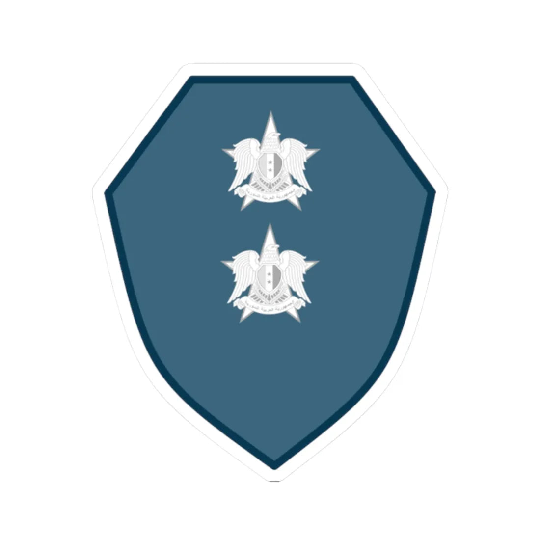 07.Syrian Air Force WO2 (Syria) (Military Rank) STICKER Vinyl Kiss-Cut Decal 2 Inch White - The Sticker Space