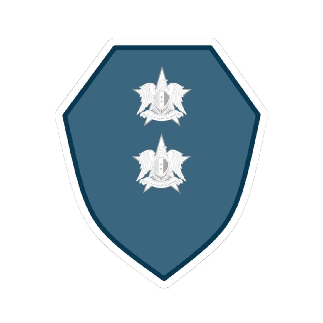 07.Syrian Air Force WO2 (Syria) (Military Rank) STICKER Vinyl Kiss-Cut Decal 3 Inch White - The Sticker Space