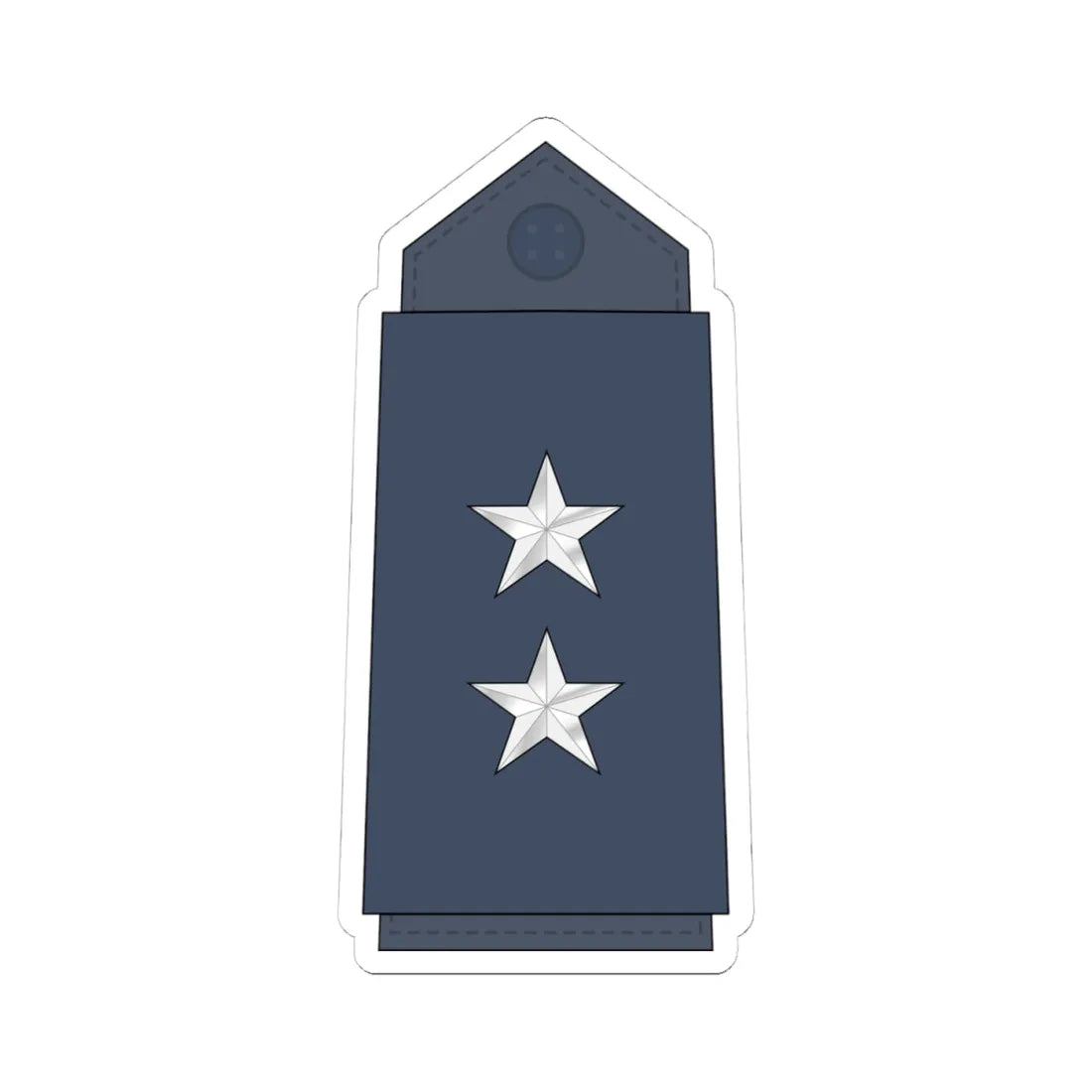 07.YAF 1LT (Yemen) (Military Rank) STICKER Vinyl Kiss-Cut Decal 4 Inch White - The Sticker Space