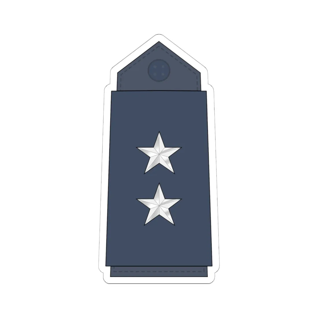 07.YAF 1LT (Yemen) (Military Rank) STICKER Vinyl Kiss-Cut Decal 6 Inch White - The Sticker Space