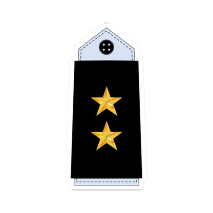 07.YN LTJG (Yemen) (Military Rank) STICKER Vinyl Kiss-Cut Decal 2 Inch White - The Sticker Space