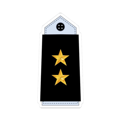 07.YN LTJG (Yemen) (Military Rank) STICKER Vinyl Kiss-Cut Decal 3 Inch White - The Sticker Space