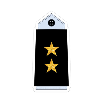 07.YN LTJG (Yemen) (Military Rank) STICKER Vinyl Kiss-Cut Decal 4 Inch White - The Sticker Space