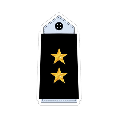 07.YN LTJG (Yemen) (Military Rank) STICKER Vinyl Kiss-Cut Decal 6 Inch White - The Sticker Space
