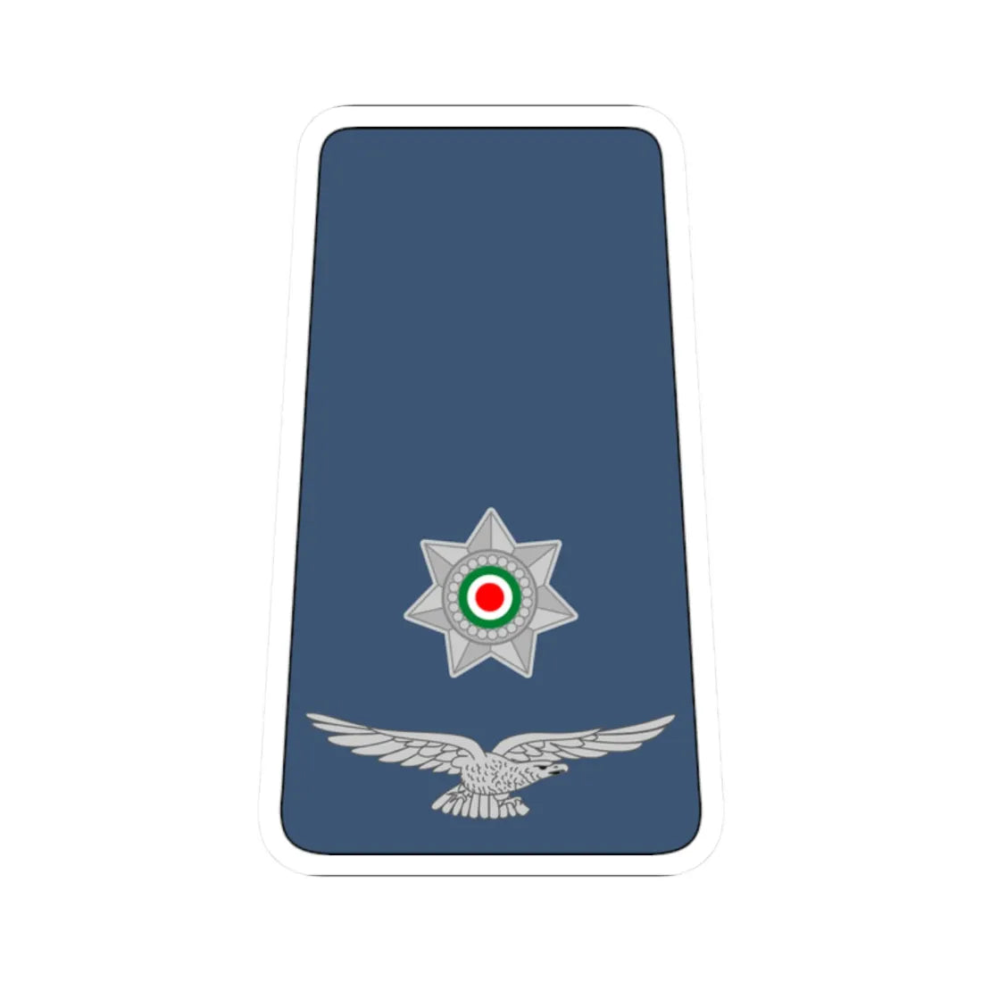 08. JAF 2LT (Jordan) (Military Rank) STICKER Vinyl Kiss-Cut Decal 2 Inch White - The Sticker Space