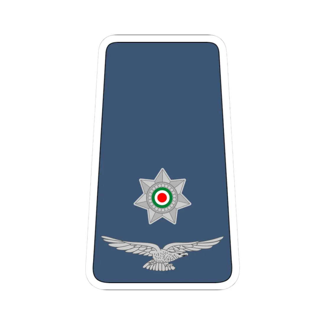 08. JAF 2LT (Jordan) (Military Rank) STICKER Vinyl Kiss-Cut Decal 3 Inch White - The Sticker Space