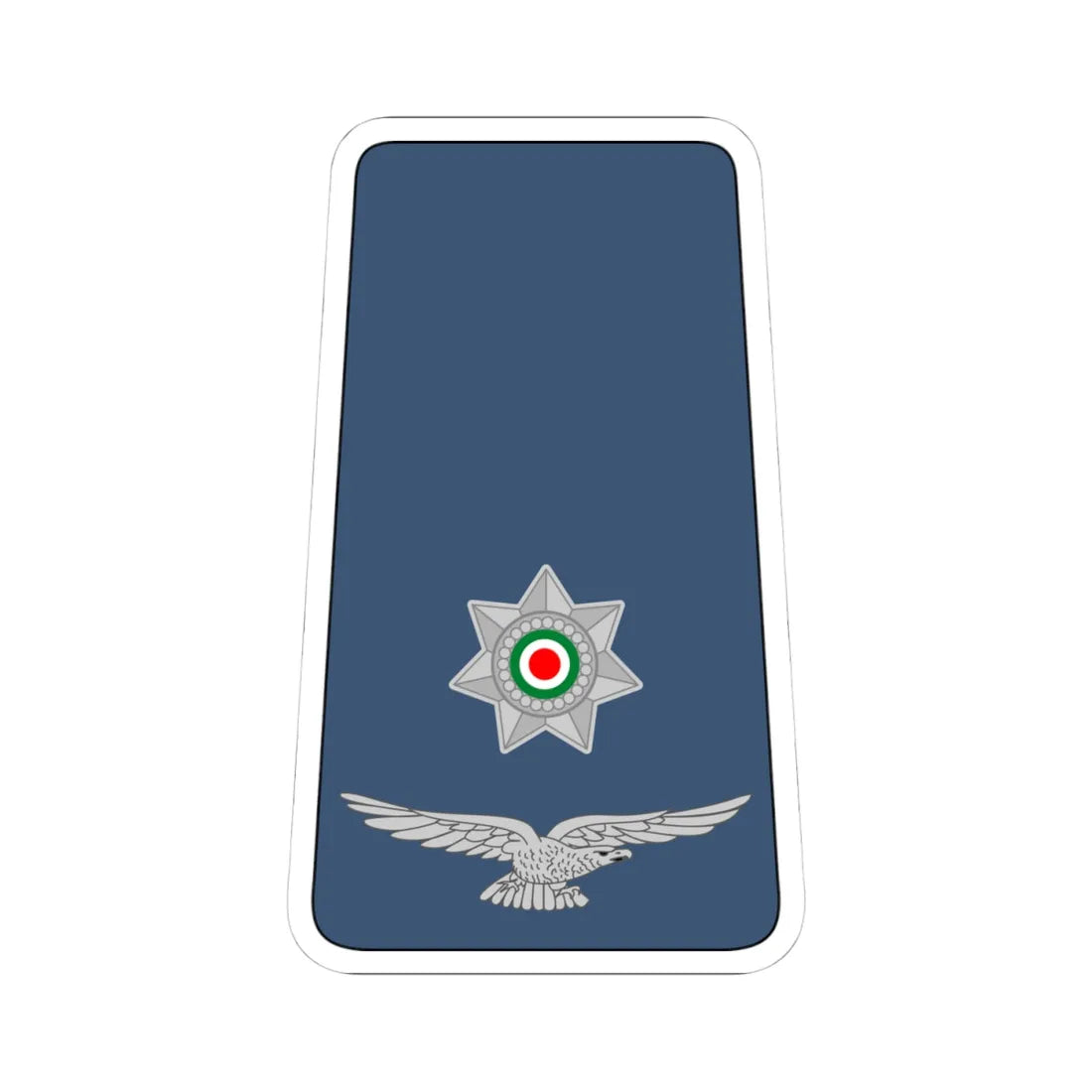 08. JAF 2LT (Jordan) (Military Rank) STICKER Vinyl Kiss-Cut Decal 4 Inch White - The Sticker Space