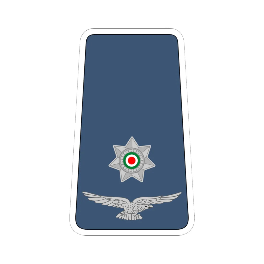 08. JAF 2LT (Jordan) (Military Rank) STICKER Vinyl Kiss-Cut Decal 6 Inch White - The Sticker Space