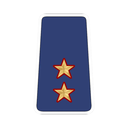 08. KAF 1LT (Kuwait) (Military Rank) STICKER Vinyl Kiss-Cut Decal 2 Inch White - The Sticker Space