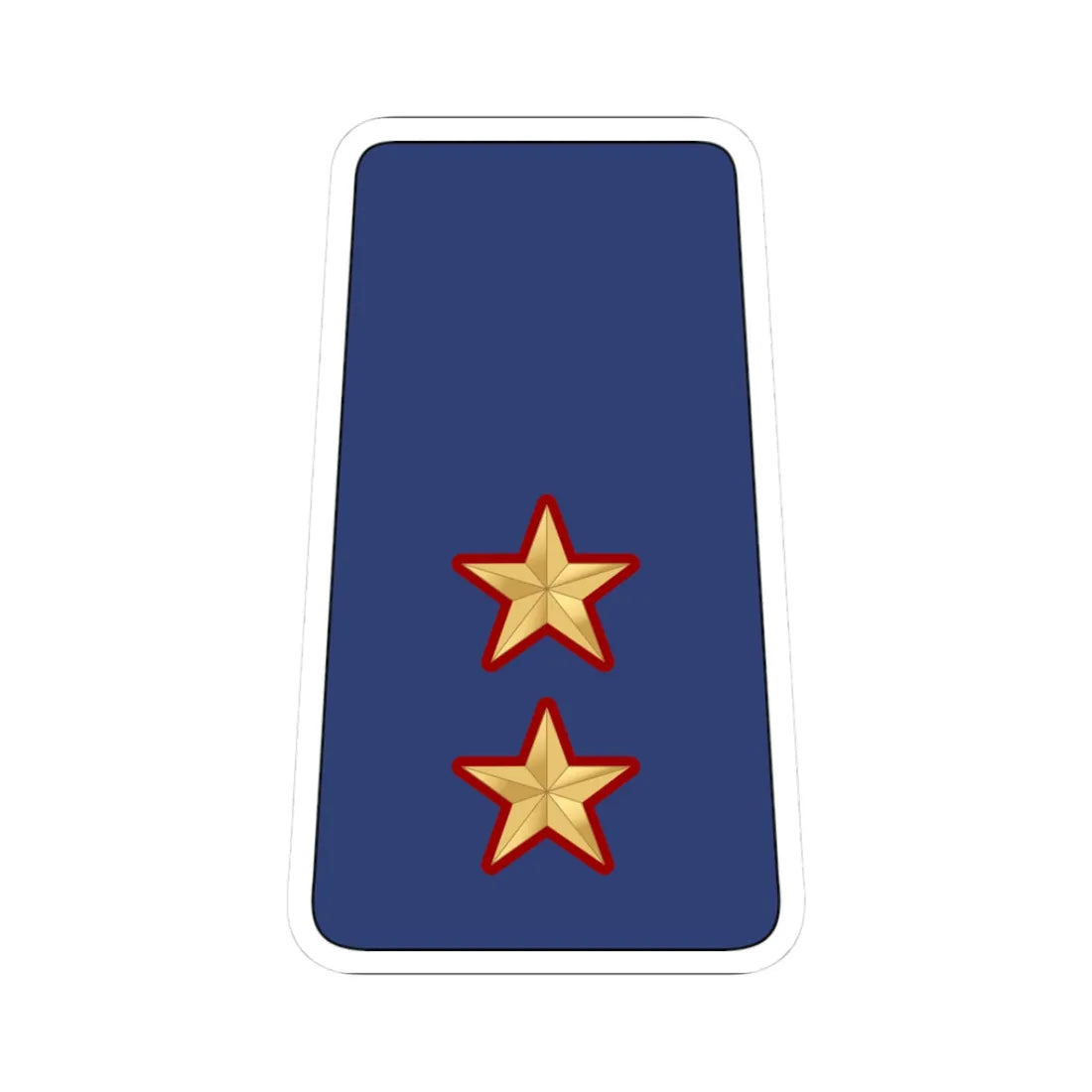 08. KAF 1LT (Kuwait) (Military Rank) STICKER Vinyl Kiss-Cut Decal 3 Inch White - The Sticker Space