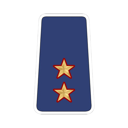 08. KAF 1LT (Kuwait) (Military Rank) STICKER Vinyl Kiss-Cut Decal 4 Inch White - The Sticker Space