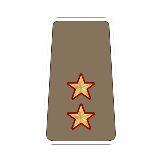 08. KLF 1LT (Kuwait) (Military Rank) STICKER Vinyl Kiss-Cut Decal 2 Inch White - The Sticker Space