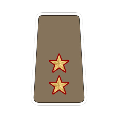 08. KLF 1LT (Kuwait) (Military Rank) STICKER Vinyl Kiss-Cut Decal 3 Inch White - The Sticker Space