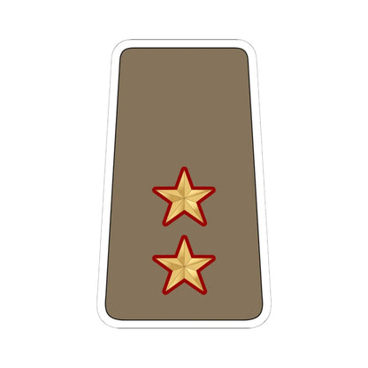 08. KLF 1LT (Kuwait) (Military Rank) STICKER Vinyl Kiss-Cut Decal 6 Inch White - The Sticker Space