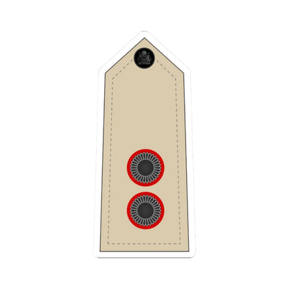 08. Malawi Army   LT (Malawi) (Military Rank) STICKER Vinyl Kiss-Cut Decal 2 Inch White - The Sticker Space