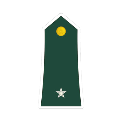 08 Moroccan Army WO (Morocco) (Military Rank) STICKER Vinyl Kiss-Cut Decal 3 Inch White - The Sticker Space