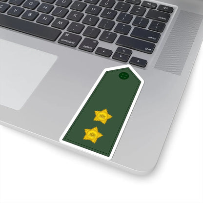 08. Myanmar Army 1LT (Myanmar) (Military Rank) STICKER Vinyl Kiss-Cut Decal - The Sticker Space
