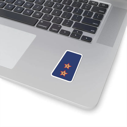 08. QEAF 1LT (Qatar) (Military Rank) STICKER Vinyl Kiss-Cut Decal - The Sticker Space