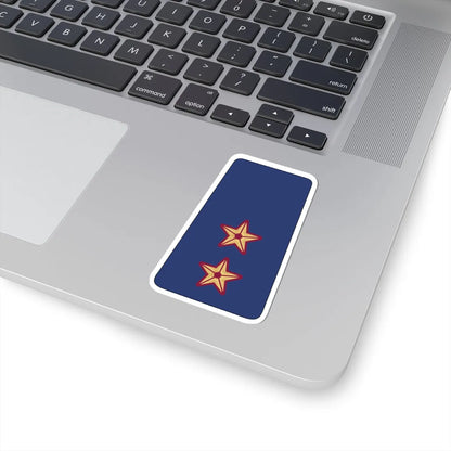 08. QEAF 1LT (Qatar) (Military Rank) STICKER Vinyl Kiss-Cut Decal - The Sticker Space