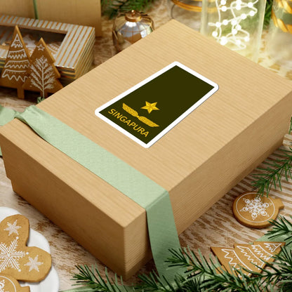 08 RSA OF06 (Singapore) (Military Rank) STICKER Vinyl Kiss-Cut Decal - The Sticker Space