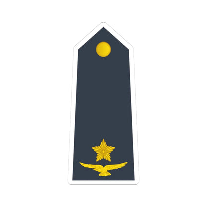 08 Somali Air Force 2LT (Mali) (Military Rank) STICKER Vinyl Kiss-Cut Decal 3 Inch White - The Sticker Space