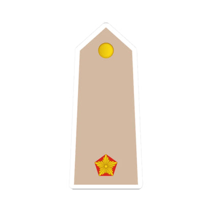 08 Somali Army 2LT (Mali) (Military Rank) STICKER Vinyl Kiss-Cut Decal 2 Inch White - The Sticker Space