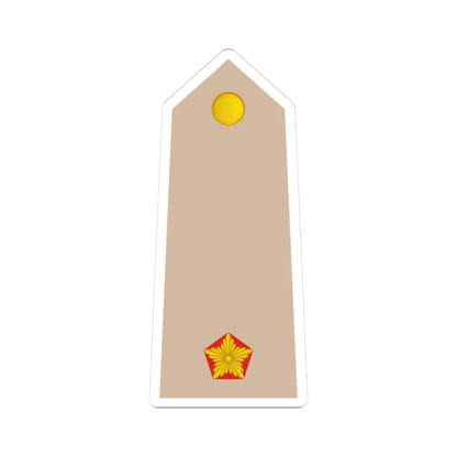 08 Somali Army 2LT (Mali) (Military Rank) STICKER Vinyl Kiss-Cut Decal 3 Inch White - The Sticker Space