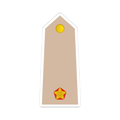08 Somali Army 2LT (Mali) (Military Rank) STICKER Vinyl Kiss-Cut Decal 4 Inch White - The Sticker Space