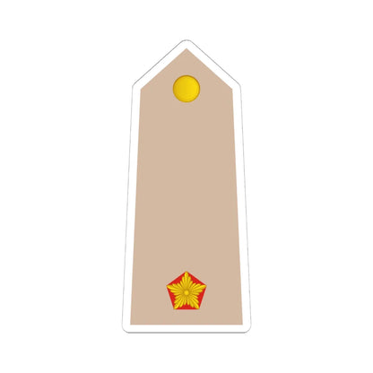 08 Somali Army 2LT (Mali) (Military Rank) STICKER Vinyl Kiss-Cut Decal 6 Inch White - The Sticker Space