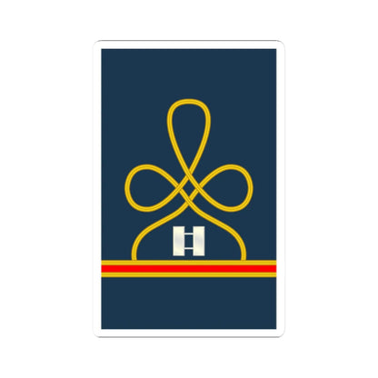 08 US Army Mess Uniform CPT (United States) (Military Rank) STICKER Vinyl Kiss-Cut Decal 2 Inch White - The Sticker Space