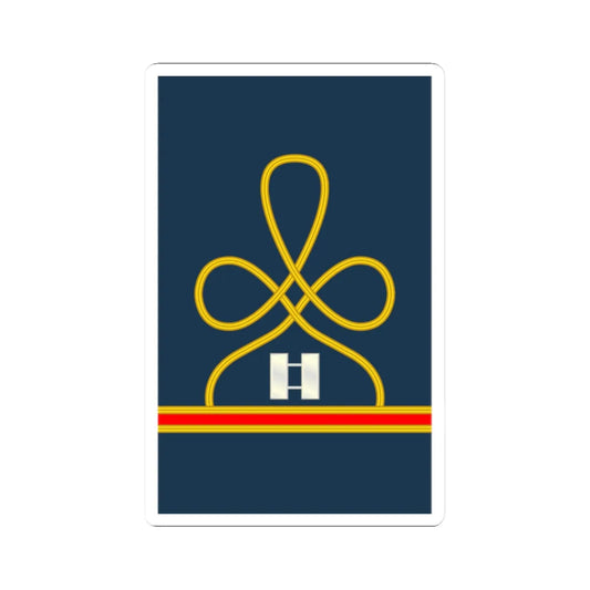 08 US Army Mess Uniform CPT (United States) (Military Rank) STICKER Vinyl Kiss-Cut Decal 2 Inch White - The Sticker Space