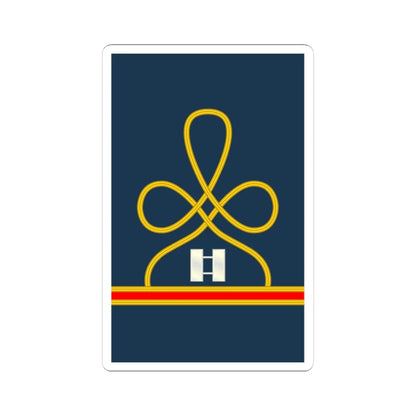 08 US Army Mess Uniform CPT (United States) (Military Rank) STICKER Vinyl Kiss-Cut Decal 4 Inch White - The Sticker Space