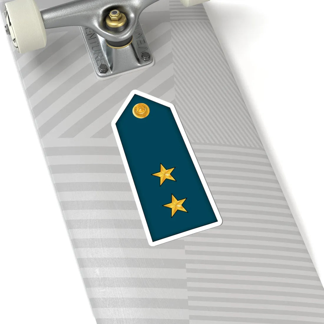 08.AlgAF 1LT (Algeria) (Military Rank) STICKER Vinyl Kiss-Cut Decal - The Sticker Space