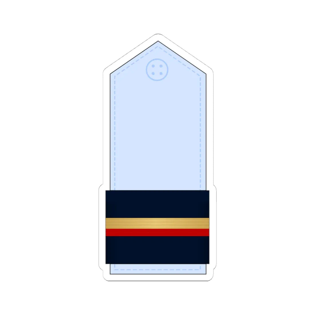 08.Moroccan Air Force CWO (Morocco) (Military Rank) STICKER Vinyl Kiss-Cut Decal 4 Inch White - The Sticker Space