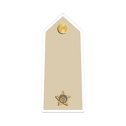 08.RAFO 2LT (Oman) (Military Rank) STICKER Vinyl Kiss-Cut Decal 3 Inch White - The Sticker Space