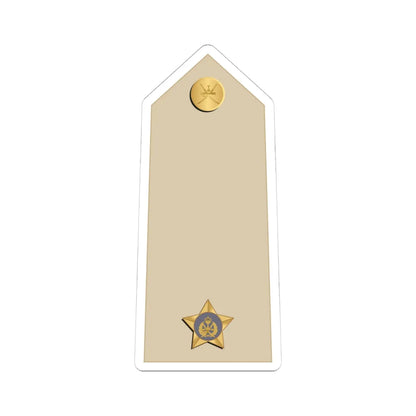 08.RAFO 2LT (Oman) (Military Rank) STICKER Vinyl Kiss-Cut Decal 4 Inch White - The Sticker Space