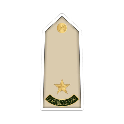 08.RAO 2LT (Oman) (Military Rank) STICKER Vinyl Kiss-Cut Decal 3 Inch White - The Sticker Space