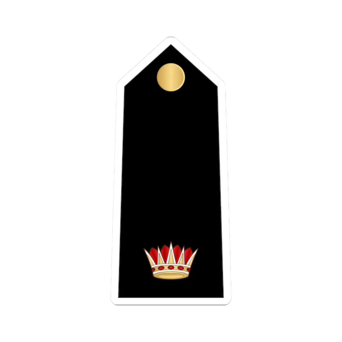 08.RBNF MAJ (Bahrain) (Military Rank) STICKER Vinyl Kiss-Cut Decal 2 Inch White - The Sticker Space