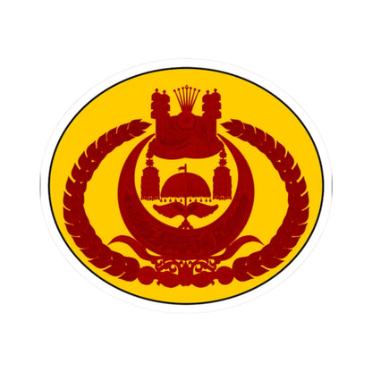 08.RBrAF FSGM (Brunei) (Military Rank) STICKER Vinyl Kiss-Cut Decal 2 Inch White - The Sticker Space