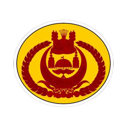 08.RBrAF FSGM (Brunei) (Military Rank) STICKER Vinyl Kiss-Cut Decal 4 Inch White - The Sticker Space
