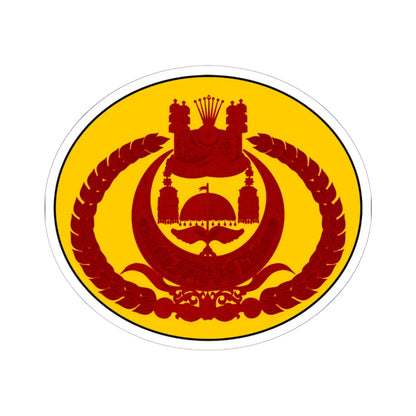 08.RBrAF FSGM (Brunei) (Military Rank) STICKER Vinyl Kiss-Cut Decal 6 Inch White - The Sticker Space