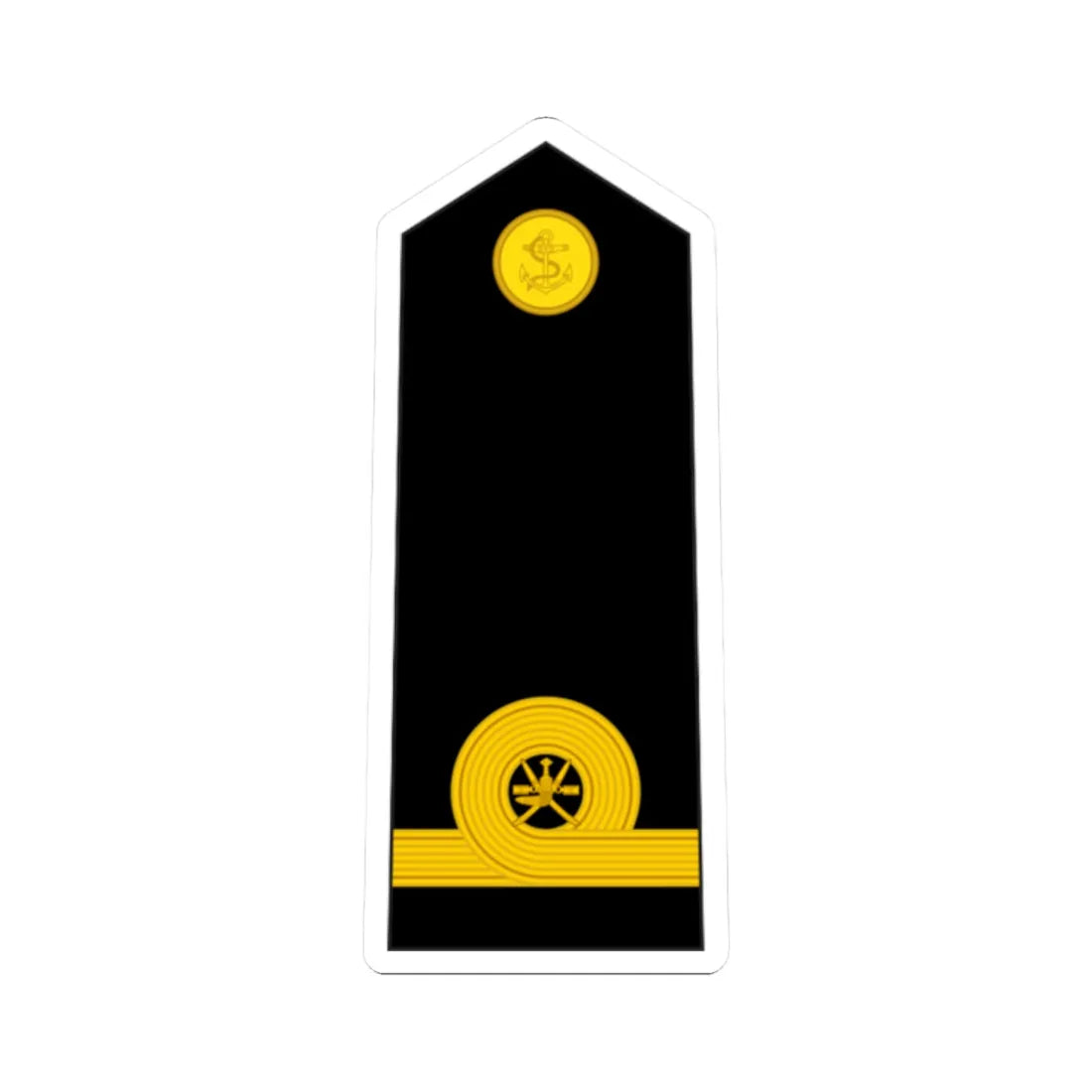 08.RNO SLT2 (Oman) (Military Rank) STICKER Vinyl Kiss-Cut Decal 2 Inch White - The Sticker Space